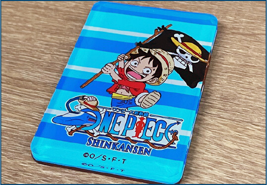 ONE PIECE 新幹線 パネルマグネット「ルフィ」
