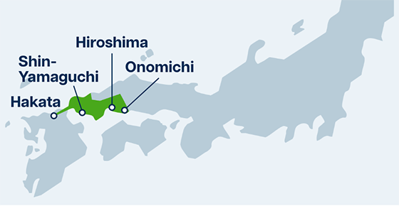 Between Mihara and Hakata